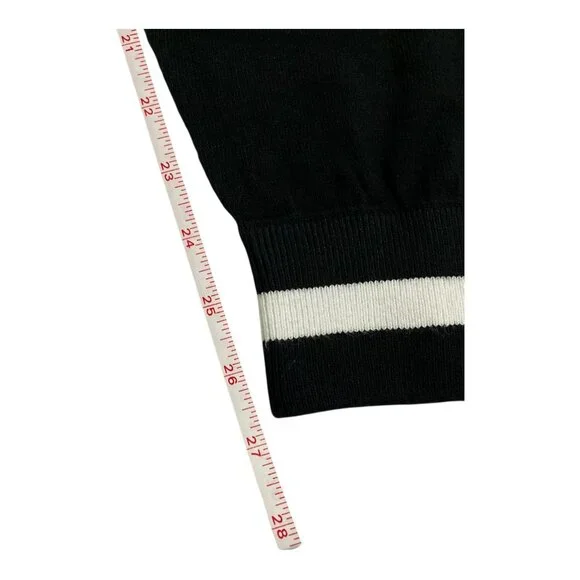 Michael Kors MK Lightweight Joggers Black/White Sweats Womens Size M/L NWT - Picture 5 of 8